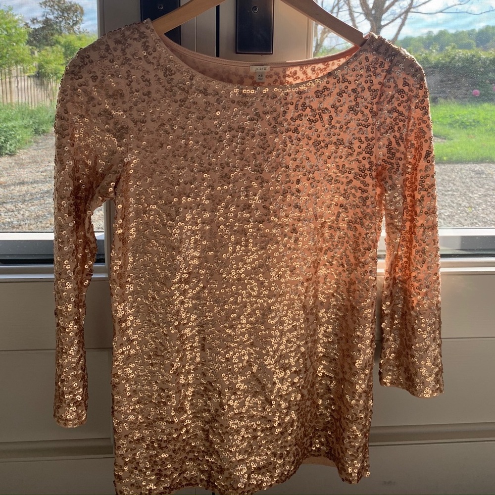 Sequin Jcrew Tshirt